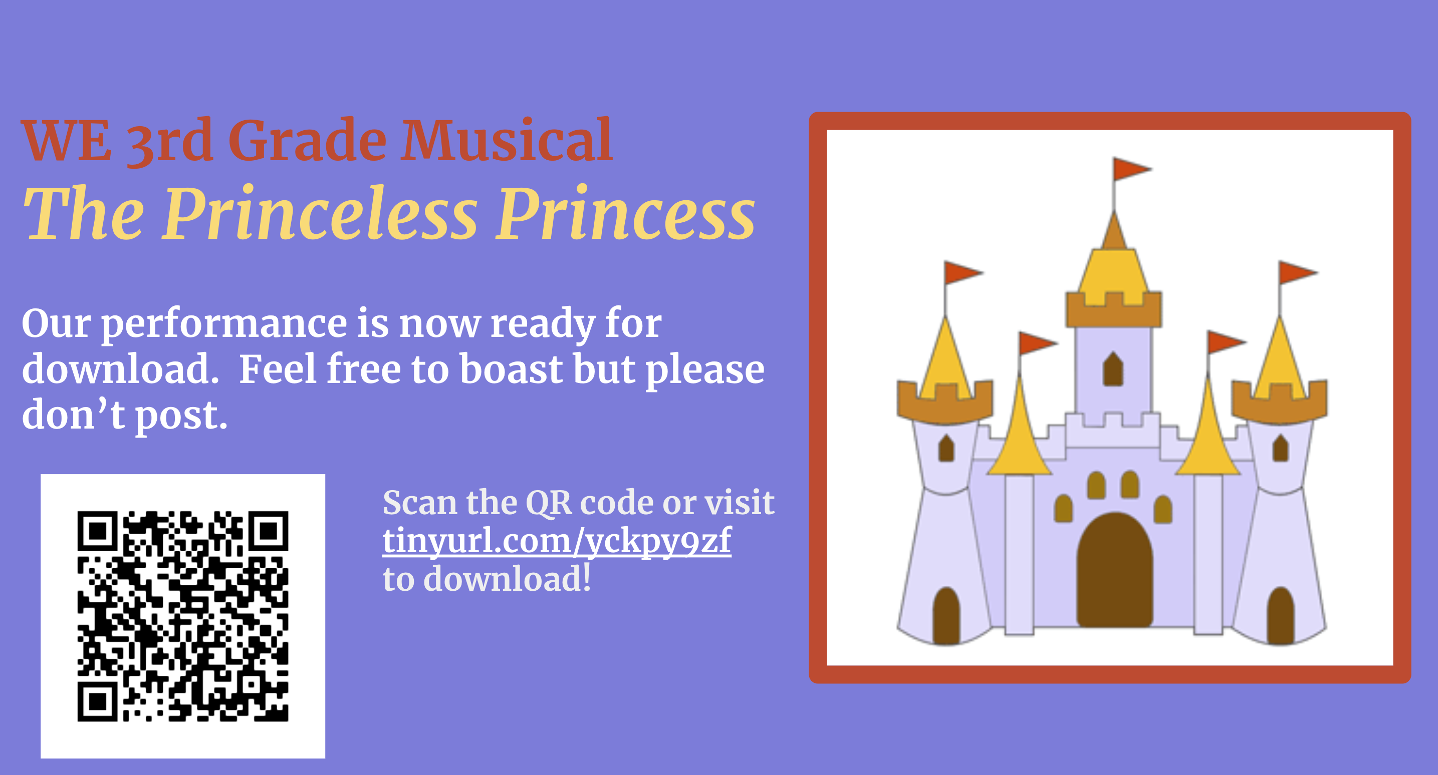 3rd Grade Musical Movie Download - The Princeless Princess